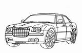 Bentley Coloring Pages Chrysler sketch template