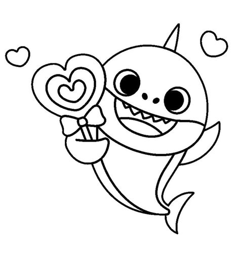 baby shark coloring pages  printable coloring pages