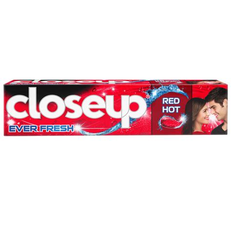 Closeup Everfresh Red Hot Gel Toothpaste