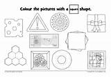 2d Colouring Shape Sheets Recognition Sparklebox Preview sketch template