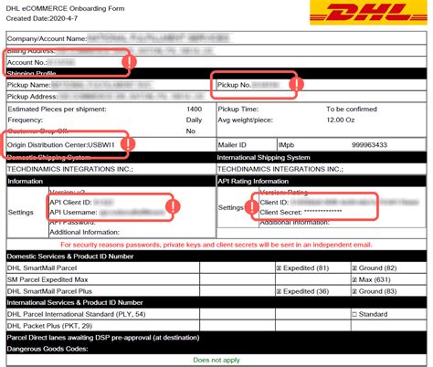 dhl global mail  onboarding requirements information support  smarter fulfillment