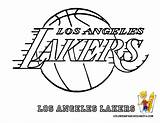 Lakers Coloring Pages Nba Basketball Los Angeles Logo La Printable Clipart Boys Sports Printables Pdf Print Sheets Kids Bounce Big sketch template