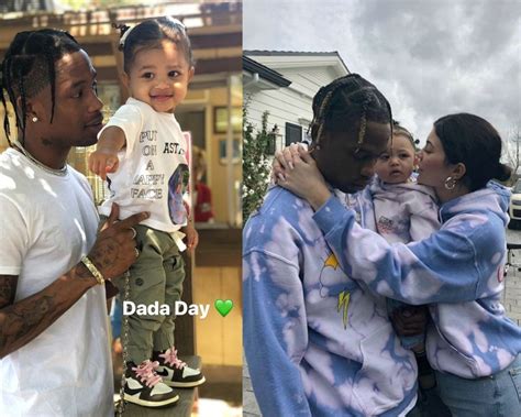 kylie jenner and travis scott celebrate father s day with daughter stormi