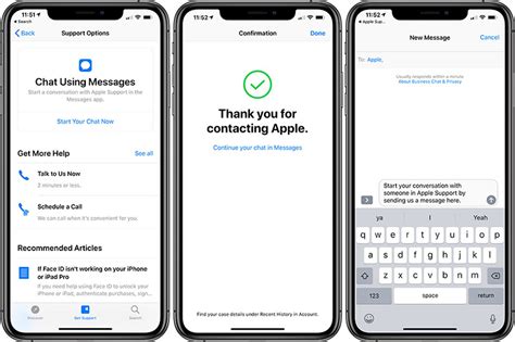 apple support app  lets  chat   expert  messages macrumors