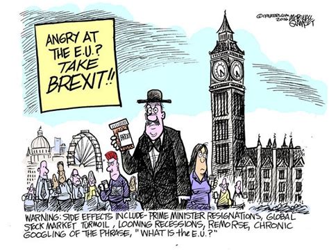 editorial cartoons  brexit cartoons  news