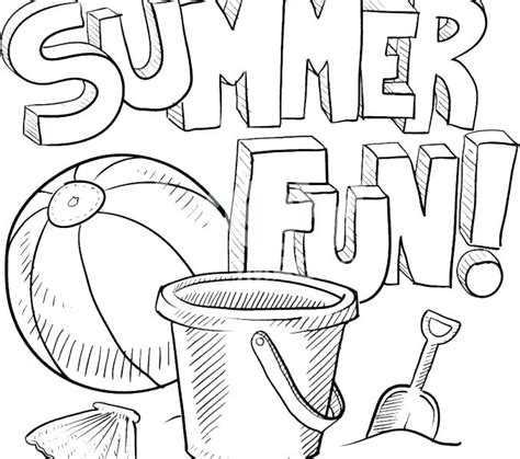 summer coloring pages  kindergarten  getdrawings