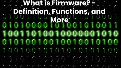 firmware definition functions
