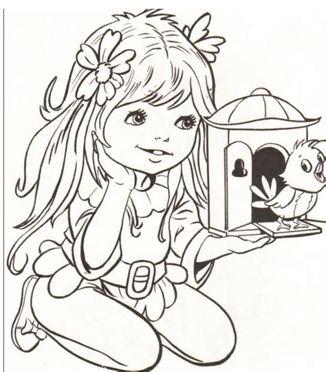 people coloring pages spring coloring pages bird coloring pages