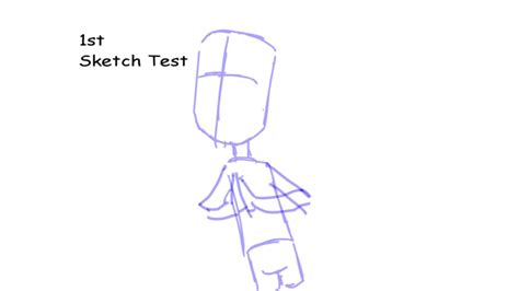 first sketch 2d animation test youtube