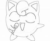 Jigglypuff sketch template