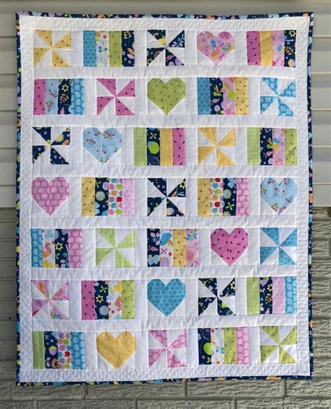 baby quilt patterns  pinwheels quilt pattern