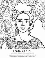 Coloring Pages Frida Kahlo Para Colorear Hispanic Printable Kids Pintar Sheets Yahoo Search Color Diego Rivera Mexico Imagen Pinturas Imagenes sketch template