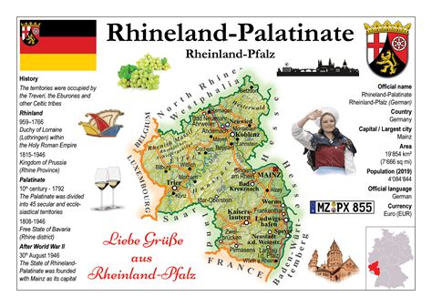 germany states rhineland palatinate motw postcards market