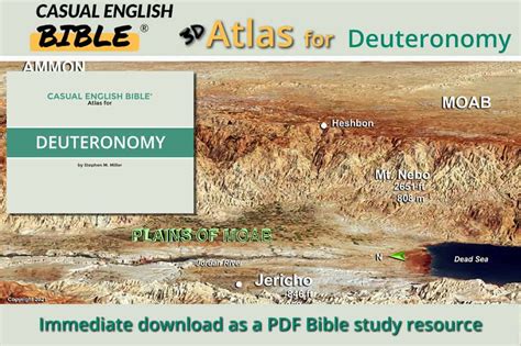 deuteronomy bible atlas casual english bible