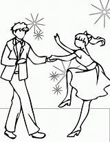 Coloring Dance Pages Jazz Kids Sheets Drawing Choose Board sketch template