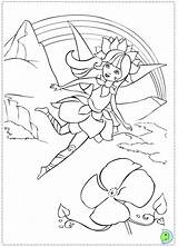 Coloring Barbie Fairytopia Dinokids Pages Close Print Popular sketch template