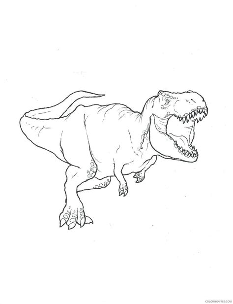 rex jurassic world coloring pages george owere