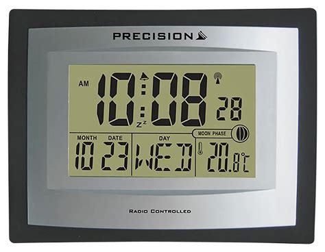precision lcd radio controlled clock reviews updated december