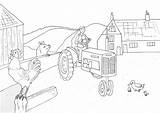 Coloring Pages Country Farm Countryside Horse Scenes Drawing Longhouse Getcolorings Farmer Getdrawings Printable sketch template