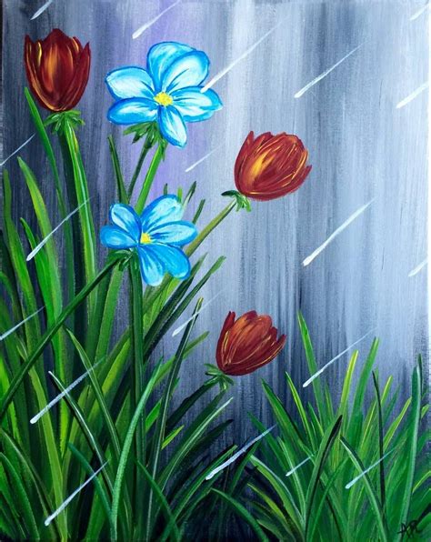 wine canvas flower painting easy flower painting simple canvas