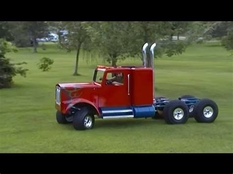 mini semi trucks video  youtube