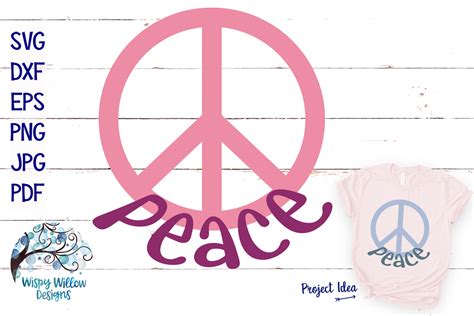 peace sign svg peace svg cut file  svgs design bundles