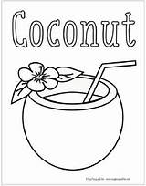 Coconut Coloring Summer Pages Kids Printable Drink Easy Fun Sheets Drinks Print Color Beach Sheet Adult Para Board Printables Easypeasyandfun sketch template