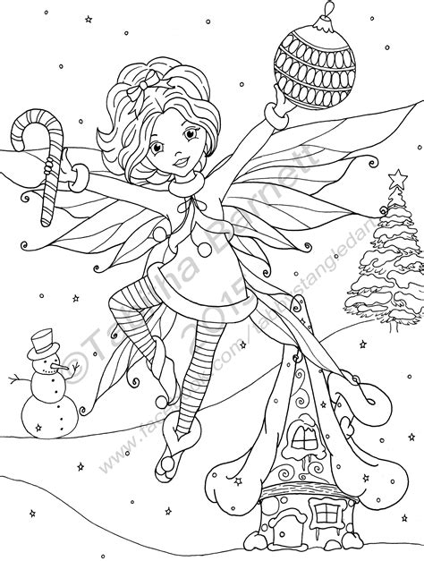 merry fairy christmas christmas fairy christmas coloring pages