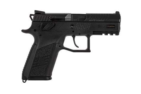 cz usa p  mm compact   handgun  barrel black cz