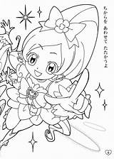 Anime Colorare Precure Heartcatch Disegni Nana Astratti Bambini Original5 sketch template