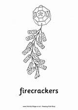 Colouring Firecrackers Chinese Coloring Firecracker Crackers Fire Sheet Year Become Member Log Activityvillage Village Activity Explore sketch template