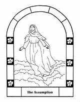 Rosary Mysteries Coloring Pages Preview sketch template