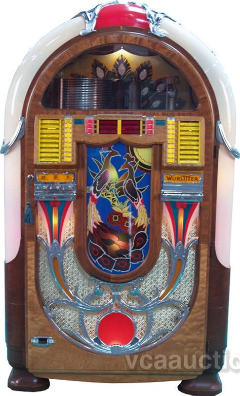 wurlitzer model  peacock jukebox