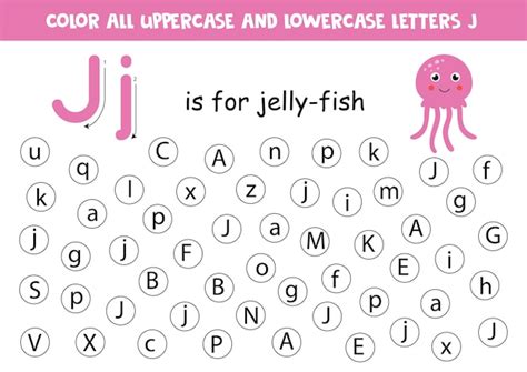 premium vector dot  color letter  alphabet learning page