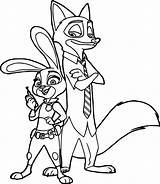 Zootopia Coloring Pages Colouring Color Printable Getcolorings Getdrawings Unique Colorings sketch template
