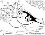Nemo Coloring Finding Pages Dory Marlin Fish Outline Disney Crush Printable Squirt Getdrawings Print Pdf Color Drawing Characters Darla Getcolorings sketch template