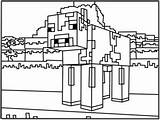 Coloring Pages Minecraft Nether Related sketch template