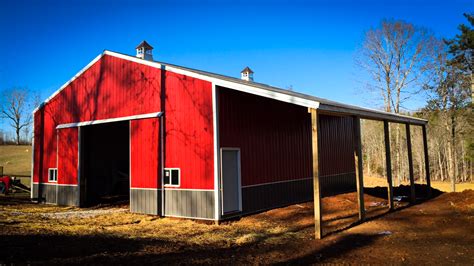 agricultural pole barns  tn ky troyer post buildings