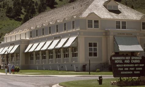 mammoth hot springs hotel and cabins yellowstone alltrips