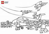 Airport Coloring Pages City Lego Printable Airplane Popular Getdrawings sketch template