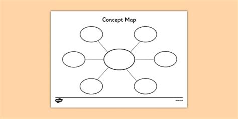 concept map template teacher  twinkl
