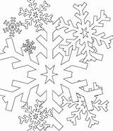 Coloring Snowflakes Pages Getdrawings Printable Snowflake sketch template
