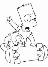 Simpsons Malvorlagen Skateboard Weihnachten Drucken Hier sketch template