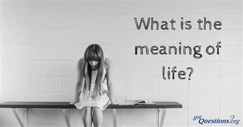 what is the meaning of life