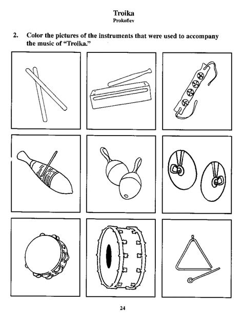 coloring pages musical instruments worksheet google search musical