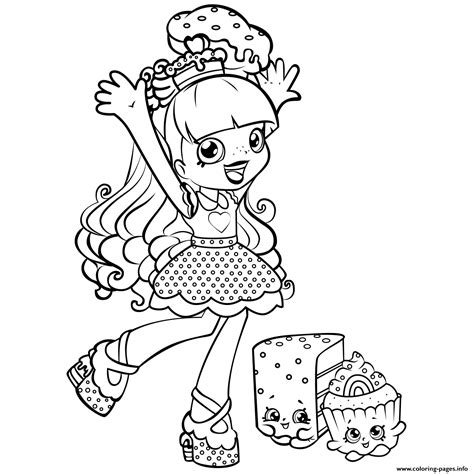 shopkins shoppies coloring pages printable