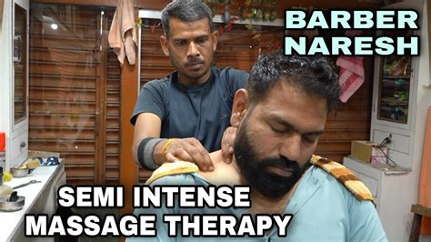 Asmr Semi Intense Head Massage Neck Cracking By Indianbarber Naresh