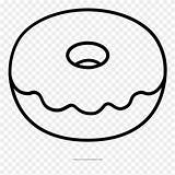 Donut Coloring Pages Doughnut Clipart Pinclipart Ultra Middle sketch template