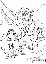 Lion Coloring Guard Pages Kion Kiara Kids Color Print Simba Printable Drawing Dot Fuli Link Template Getcolorings Click sketch template