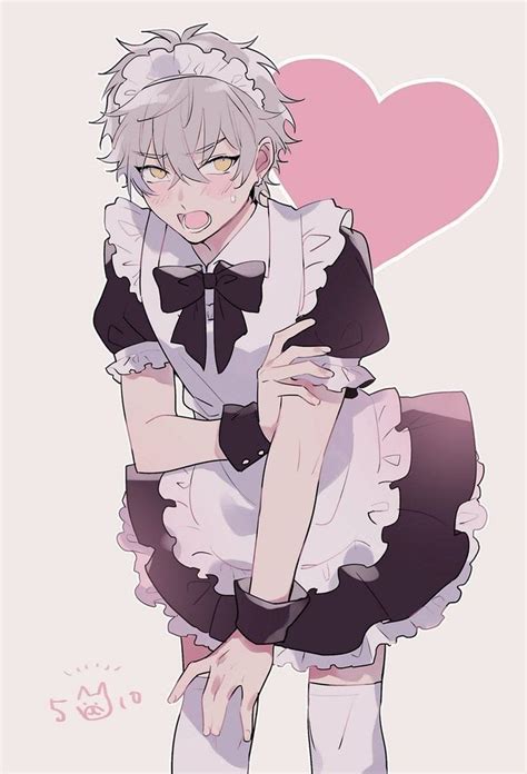 ŞĦ€ V€ŇØΜ Bnha Y Tu Anime Maid Maid Outfit Anime Cute Anime Guys